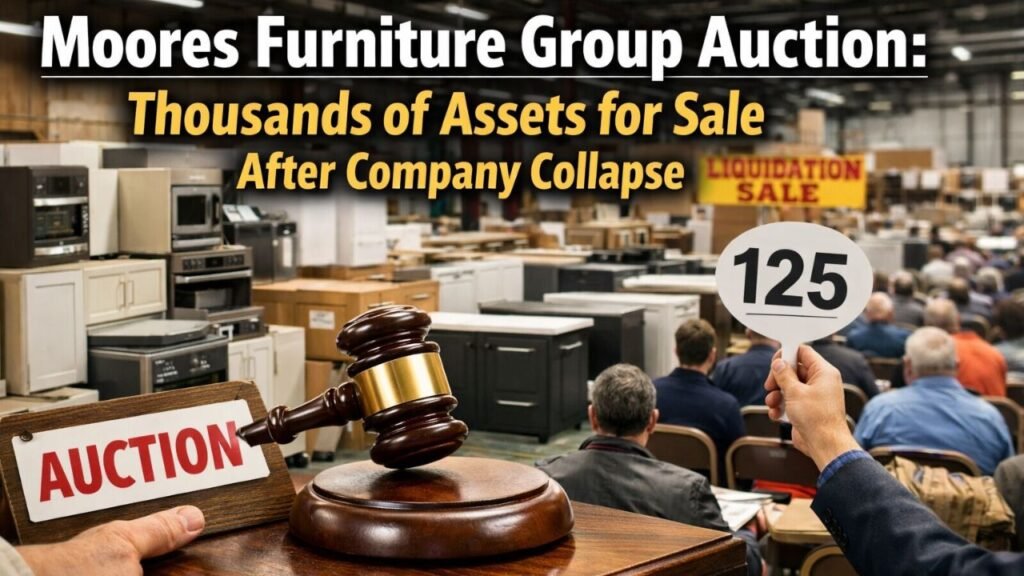 Moores Furniture Group Auction: Thousands of Assets for Sale After Company Collapse