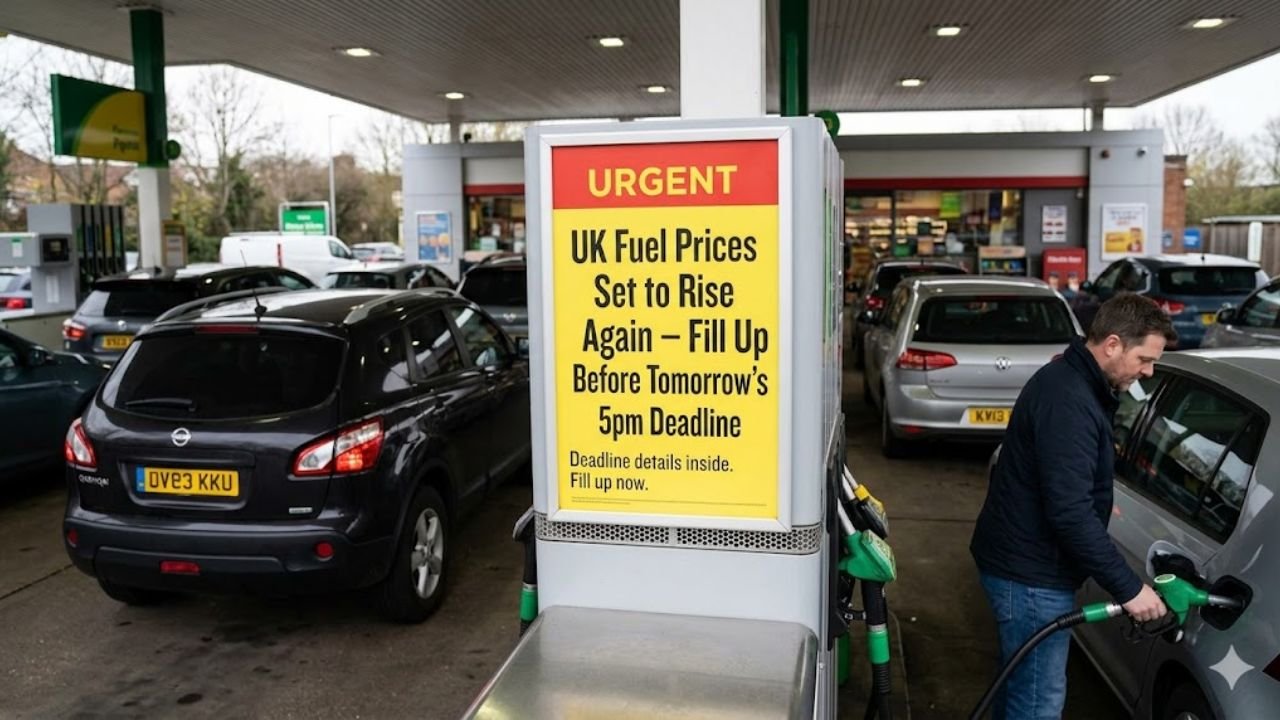 UK Fuel Prices Set to Rise Again – Fill Up Before Tomorrow’s 5pm Deadline